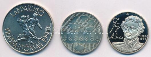 1985. 100Ft Cu-Ni "FAO" + 1986. 100Ft Cu-Ni-Zn "Fáy András" + 1988. 100Ft Cu-Ni-...