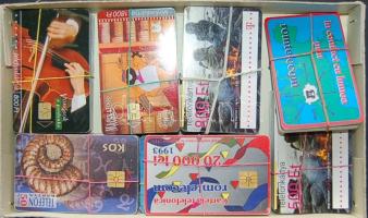 125 magyar + 50 külföldi használt telefonkártya