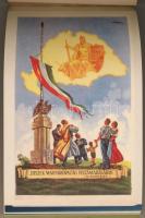 Emlékképek... Az ezeréves egységes Magyarország - modern irredenta képeslapfüzet 16 lappal, sok repr...