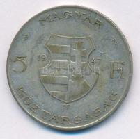 1947. 5Ft Ag "Kossuth" T:XF,VF patina Adamo F8.1