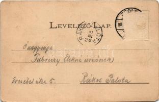 1901 Zsolna, Zilina; Sóház-telep, látkép / view (Rb)