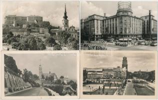 21 db MODERN magyar város képeslap, vegyes minőségben; 1 Ft és 1,20 Ft-os lapok, néhány 60 filléres / 21 MODERN Hungarian town-view postcards, in mixed quality