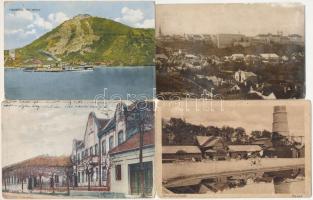 15 db RÉGI magyar város képeslap, vegyes minőségben / 15 pre-1945 Hungarian town-view postcards, in mixed quality