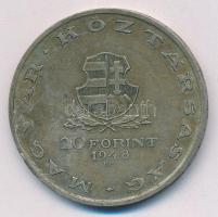 1948. 20Ft Ag "Táncsics" T:AU,XF patina Adamo EM3