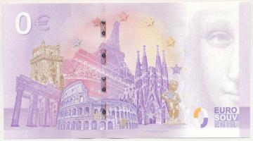 Olaszország 2024. 0E "Marco Polo" szuvenír bankjegy alacsony "SEFB000450" sorszá...