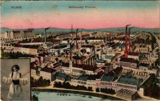 1915 Plzen, Pilsen; Mestansky Pivovar / brewery, beer factory (b)