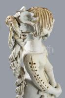 Kovács Éva (1938-2017): Kislány. Jelzett, hibátlan, m: 41 cm