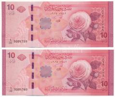 Szíria 2025. 10P (2x) sorszámkövetők "A/03 9304759 - A/03 9304760" T:UNC
Syria 2025. 10 P...