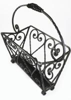 Kovácsoltvas újságtartó 45x50 cm