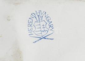 Herendi anya gyermekével szobor, biszkvit porcelán, jelzett, hibátlan, m: 27 cm