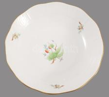 Herendi hecsedli mintás kínáló. Jelzett, 2. oszt. hibátlan, d: 25,5 cm