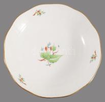 Herendi hecsedli mintás kínáló. Jelzett, 2. oszt. hibátlan, d: 25,5 cm