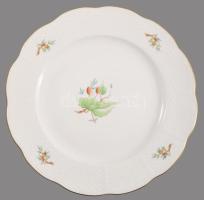 Herendi hecsedli mintás kínálótál. Jelzett, 2. oszt. hibátlan, d: 28,5 cm