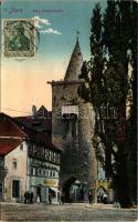 1914 Jena, Das Johannistor / city gate, bakery (EK)