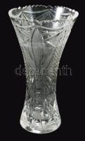 Ólomkristály váza, hibátlan, m: 25 cm