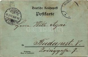 1898 Swidnica, Schweidnitz; Markt / market square, town hall, fountain. Verlag Heinr. Opitz (EB)