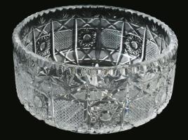 Ólomkristály kínáló, hibátlan, 20x10 cm