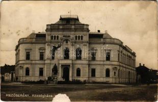 1929 Mezőberény, Községháza, Hősök szobra. Szemenkár Mátyás kiadása (felületi sérülés / surface damage)