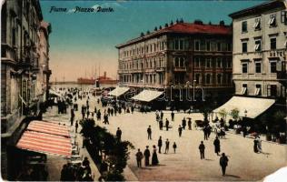 Fiume, Rijeka; Piazza Dante / square, Hotel Lloyd, restaurant (EM)