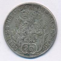 1789G 20kr Ag "II. József" Nagybánya T:VF,F patina Krause KM#2069