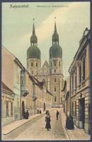 Nagyszombat Seminary street with the cathedral