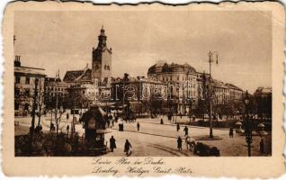 1918 Lviv, Lwów, Lemberg; Plac sw. Ducha / Heiliger Geist-Platz / square (EB)