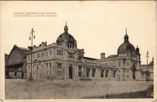 1918 Lviv, lwów, Lemberg; Glówny dworzec kolejowy / railway station (EK)