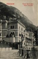 Herkulesfürdő, Baile Herculane; Ferenc József udvar / Franz Josefs Hof / spa (tűnyomok / pinmarks)