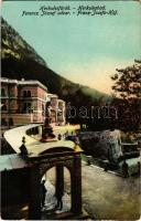 1915 Herkulesfürdő, Baile Herculane; Ferenc József udvar / Franz Josefs Hof / spa (r)