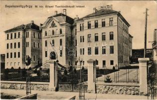 1912 Sepsiszentgyörgy, Sfantu Gheorghe; M. kir. állami tanítóképző intézet. Benkő Mór kiadása / teachers training institute (EK)