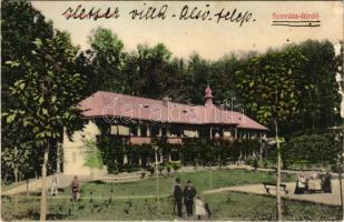 1900 Szovátafürdő, Baile Sovata; Bercsényi szálloda. Kelemen Ádám kiadása / hotel, spa (felületi sérülés / surface damage)