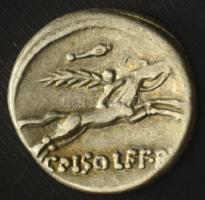 Róma, Köztársaság Kr.e. 211. Denarius Ag (4,02g) T:XF
Roman Republic 211 BC Denarius Ag "C PIS...