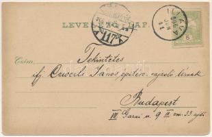 1906 Illava, Illau, Ilava; fegyház, börtön. F. Simicsek kiadása / prison (ázott / wet damage)