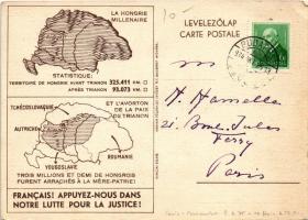 1934 Concorde tér Párizsban és a Szabadság tér Budapesten. Trianon irredenta szoborcsoport, Országzá...