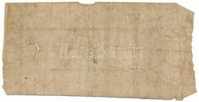 1800. 1G "Bécsi városi bankócédula" kézi "20313" sorszámmal, szárazpecséttel T:G...