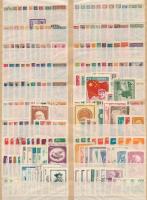 Kína és Kínai Népköztársaság ~400 különféle bélyeg 2 berakó lapon