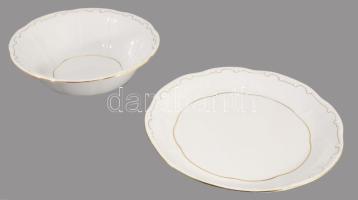 Zsolnay tollazott mintás 8 személyes 31 részes étkészlet, jelzett, hibátlan