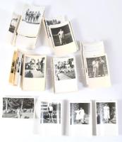 Balatonföldvár 1950, kb 140 db fotó 6x9 cm