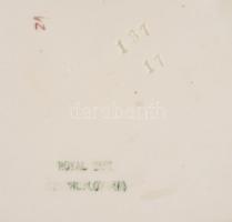 cca 1920 Royal Dux barokk pár, jelzett, hibátlan, m: 22 cm