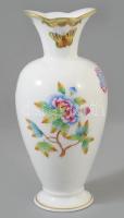 Herendi Viktória mintás váza, jelzett, hibátlan, m: 19,5 cm