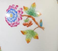 Herendi Viktória mintás váza, jelzett, hibátlan, m: 19,5 cm