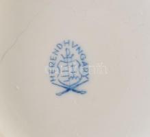 Herendi Viktória mintás váza, jelzett, minimális aranykopással, m: 12 cm