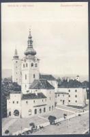 Besztercebánya Mátyás square with the Old castle