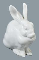 Herendi nyúl figura, jelzett, hibátlan, m: 13,5 cm