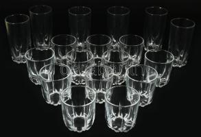 Borgonovo 18 darabos pohár készlet, 3 fajta, dobozában.