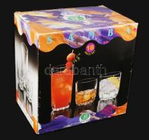 Borgonovo 18 darabos pohár készlet, 3 fajta, dobozában