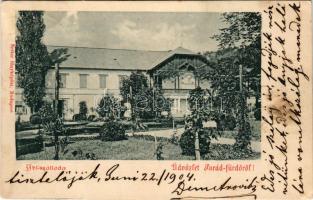 1904 Parád-gyógyfürdő, Ybl szálloda. Sréter fényképész (EK)