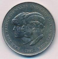 Nagy-Britannia 1981. 25p Cu-Ni "Károly és Diana esküvője" T:AU kis ph. Great Britain 1981. 25 New Pence Cu-Ni "Wedding of Prince Charles and Lady Diana" C:AU small edge error Krause KM#925
