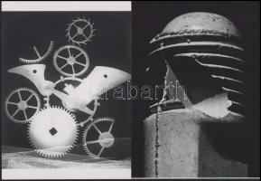 Man Ray (1890-1976) amerikai fotóművész, a dadaizmus és a szürrealizmus egyik meghatározó művészének alkotásai, 2 db modern nagyítás, jelzés nélkül, 21x15 cm