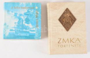5 darab minikönyv, Honvéd, Sportbarátság, A béke hadsereg, ZMKA, stb
